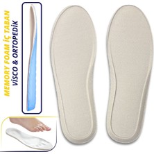 Özgürce Yumuşak Memory Foam Ortopedik Spor Ayakkabı Tabanlığı, Konfor ve Destek