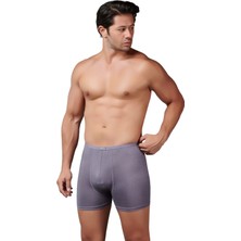 Gümüş 8007 3'lü Bambu Ince Bel Elastan Boxer