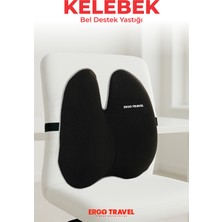 Özgürce Yüksek Konforlu Visco Ortopedik Bel Destek Yastığı - Siyah