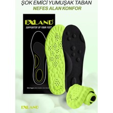 Özgürce Şok Emici Ortopedik Siyah Günlük Ayakkabı Içi Tabanlık, Ark ve Topuk Desteği