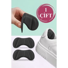 Özgürce Topuk Vurma Önleyici Daraltma Pedi, Ayakkabı Içi Koruyucu Aparat Siyah