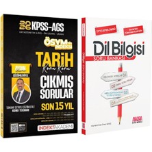 Indeks 2026 Kpss Tarih Son 15 Yıl Çıkmış Sorular ve Akm Dil Bilgisi Soru Bankası Seti 2 Kitap