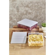 Hype Store Selka Home 2'li 4 Lt. Saklama Kabı Açık Gri