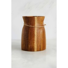 Hype Store Akasya Ahşap Kaşıklık, Mutfak Düzenleyici Organizer, 10 x 12.7 Cm, Kahverengi