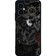Scaleta Case Omix X3 Uyumlu Astral Tasarımlı Glossy Mat Siyah Silikon Telefon Kılıfı
