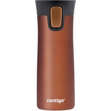 Hype Store Üniseks Pinnacle Snapseal Termo Paslanmaz Çelik Yalıtımlı KUPA,KAHVERENGI,420 ml