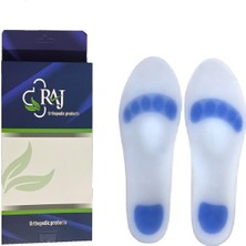 Özgürce Tam Ortopedik Anatomik Silikon Ayakkabı Tabanlığı, Konfor ve Destek