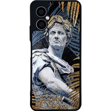 Scaleta Case Omix X5 Uyumlu Mozaik Tasarımlı Glossy Mat Siyah Silikon Telefon Kılıfı