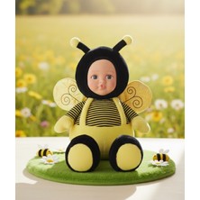 Direkstoktan 38 cm Yumuşak Peluş Arı Kostümlü Bebek - Çocuk ve Bebek Uyku Arkadaşı