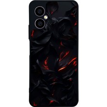 Scaleta Case Omix X3 Uyumlu 3dgörsel Tasarımlı Glossy Mat Siyah Silikon Telefon Kılıfı