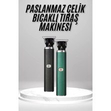 İlk El Grup Ieg™ Tıraş Makinesi Profesyonel Paslanmaz Çelik T-Bıçak Saç Sakal Ense Vücut