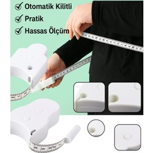 Özgürce Pratik ve Hassas Otomatik Kilitli Vücut Ölçüm Mezurası