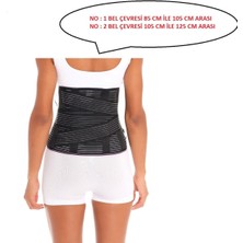 Özgürce Çelik Balenli Siyah Ortopedik Lumbosakral Bel Korse, Rahat ve Destekli