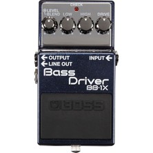 Hype Store Bb-1x Bass Driver Pedal - Pedal Etkileri, Mavi