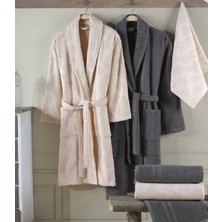 Zemira Talya Bornoz Seti Kum Antrasit