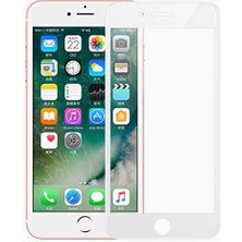 Hype Store Elfia ile Uyumlu iPhone 7 Ekran Koruyucu Nano Tam Kapatan Fib Beyaz