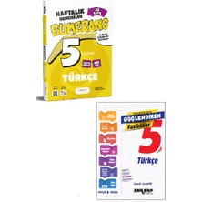 Günay Yayınları 5. Sınıf Bumerang Türkçe 32 Haftalık Deneme + Ankara Yayıncılık Fasikül Seti