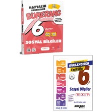 Günay Yayınları 6. Sınıf Bumerang Sosyal 32 Haftalık Deneme + Ankara Yayıncılık Fasikül Seti