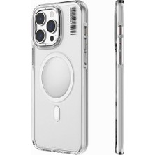 Hype Store Youngkit iPhone 14 Pro Max Uyumlu Kılıf Magsafe ile Uyumlu Youngkit Crystal Shield Serisi Kapak Şeff