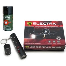 İlk El Grup Ieg™ Ruj Şeklinde Elektro El Feneri Cihazı + Bıber Gaz Hediyeli