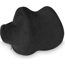 Özgürce Ortopedik Bel Destek Yastığı, Ofis, Ev, Araba ve Seyahat Için, Siyah, 46X29X20 cm