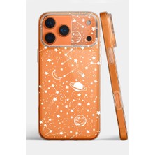 3gen Case Iphone 17 Pro Max Kılıf Desenli Şeffaf Silikon Kılıf Beyazgezegen