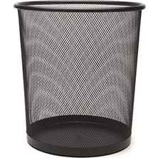 Siyah Renkli Perfore Çöp Kovası, Şık ve Kullanışlı