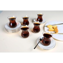 Hype Store Suzanne Altın Yaldız 6 Kişilik Çay Takımı