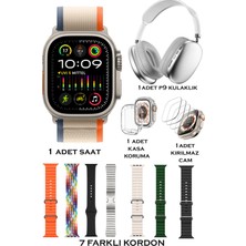 Normadia Y60 Ultra Plus 49MM Akıllı Saat ve P9 Bluetooth Kulaklık Seti