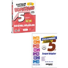 Günay Yayınları 5. Sınıf Bumerang Sosyal 32 Haftalık Deneme + Ankara Yayıncılık Fasikül Seti