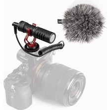 Hype Store Telefon Fotoğraf Makinesi ve Kamera Uyumlu Universal Video Mikrofonu Iç ve Dış Mekan Kullanıma Uygun