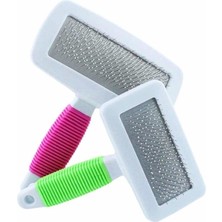 Hype Store Evcil Hayvan Kedi Köpek Tüy Tarama Kaşıma Fırçası Tarağı Telli Fırça Renkli Sap (1 Adet)