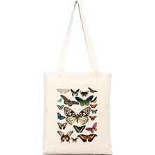 Hype Store Kelebek Desenli Bez Çanta