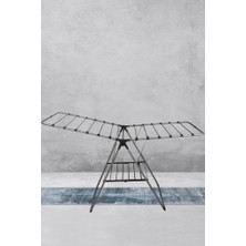 Hype Store Digithome Katlanabilir Çamaşır Kurutma Askısı Çamaşırlık - Gri