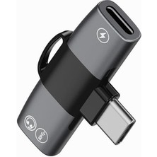 Hype Store Coofbe 30W Hızlı Şarj Type-C To Type-C Dönüştürücü Çevirici Şarj Kulaklık Adaptörü Type-C Çoğaltıcı