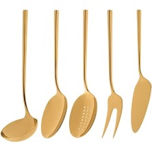 Hype Store Jumbo 1001 Titanyum Gold 5 Parça Servis Seti