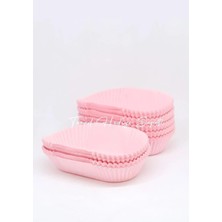 Hype Store Takribi 200 Adet Büyük Boy Pembe Ekler Kağıdı 8.5x4 Cm, Baklava Sunumluk, Muffin Kek Kalıbı