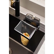 Hype Store Yıldızhane Fileli Pratik Lavabo Süzgeci Vakumlu Siyah Lavabo Süzgeci 50 Adet File Hediyeli