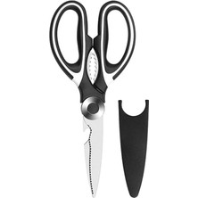 Hype Store Yunhan Keskin Mutfak Makası, Çok Amaçlı Paslanmaz Çelik Makas, Tavuk, Balık, Et, Sebzeler, Otlar, Ba