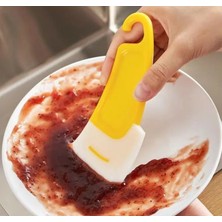 Hype Store Silikon Tava Kazıyıcı Spatula, Mutfak Temizleme Aparatı, Yağ ve Yemek Artığı Temizleyici