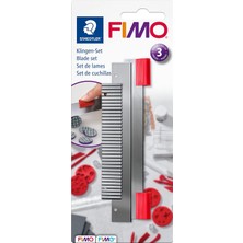 Hype Store Staedtler Fimo 8700 04 3'lü Seti Sert, Esnek ve Tırtıklı