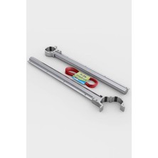 Hype Store Proalet Made Balkon Çamaşır Kurutmalığı, Alüminyum, Yuvarlak, Sabit, 6 M Kaplamalı Ip Dahil