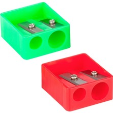 Bigpoint Çiftli Kalemtraş 5'Li Renkli Seçeneklerle Pratik Kullanım İçin