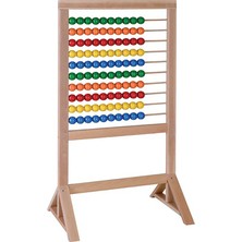 Panda 310 Lüks Ahşap Ayaklı Abaküs 55X100 Ölçülerinde 100 Boncuklu Eğitim Ürünü