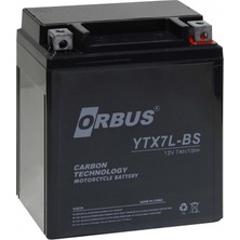 Orbus 12V 7AH L Motosiklet Aküsü YTX7L-BS