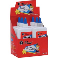 Masis 250 gr Beyaz Tutkal 1 Adet Kağıt ve Karton İçin Uygun Hızlı Kuruyan Yapıştırıcı