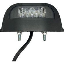 Frıstom 12V-24V Plaka Lambası Ledli Ym (Siyah) (112*50 Mm) E9