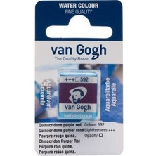 Van Gogh Tablet Sulu Boya Qulna Purple Red 592 Şeffaf Renk Özelliği ile Sanatsal Malzeme