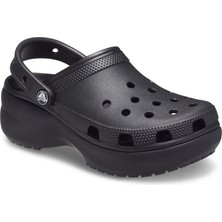Crocs Classic Platform Clog W Kadın Terlik - Siyah Hafif ve Konforlu Günlük Kullanım İçin