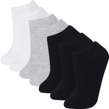 DeFacto Kadın 7li Pamuklu Patik ÇORAP E9985AXNS